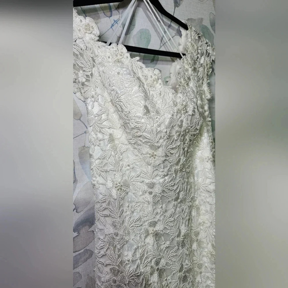Mori Lee Wedding Dress Size 12 - Picture 3 of 16